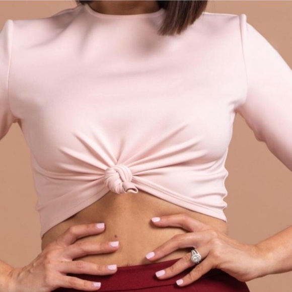 By Egreis Pink Crop Top - Picture 2 of 4